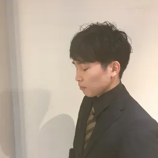 ショート パーマ メンズ しのはら まどかのヘアスタイル