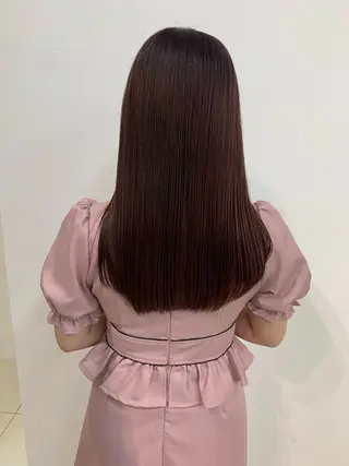 ロング カラー リカロヘアー所属・堂脇 瑚白のヘアスタイル
