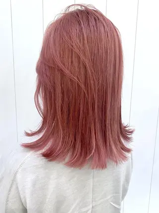 ミディアム カラー パーマ ヘアアレンジ ITbyALBUM 八王子店のヘアスタイル