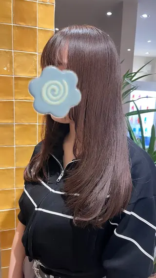 ロング ﾚｲﾔｰ🩵透明感 ೀユイ🌙のヘアスタイル