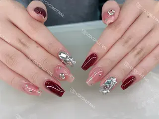 ネイル 神田 ココナッツのネイルデザイン