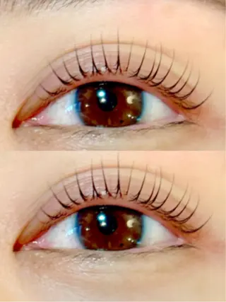 パーマ PRIMO🐈🌱 マツパ/黒ティントのマツエク・マツパデザイン