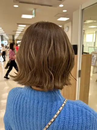 カラー 💜暖色系カラー/ ブリーチカラー💜のヘアスタイル