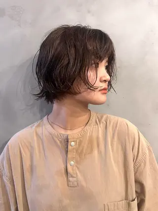 ミディアム パーマ 🌿ボブ パーマ高橋啓太🌿のヘアスタイル