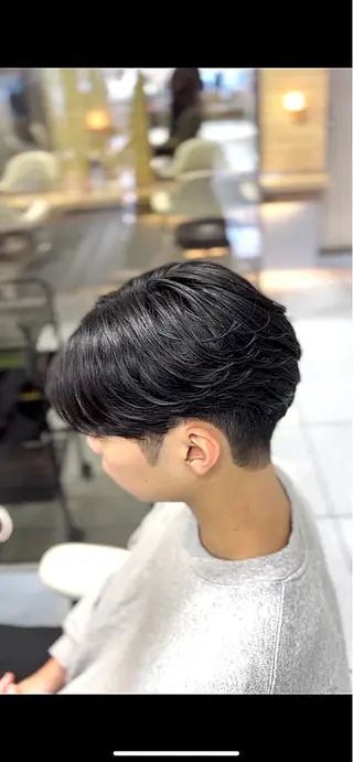 ショート パーマ メンズ 🔮メンズ縮毛矯正 毛流れパーマ💎竹永のヘアスタイル