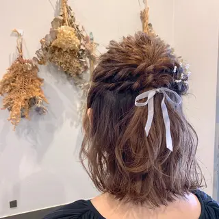 ミディアム ヘアアレンジ 髪質改善period.所属・いしかわまい🎀 髪質改善特価サロンのヘアスタイル