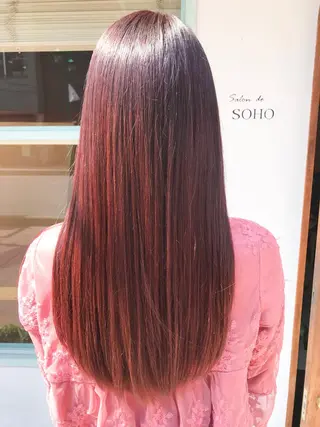 ロング カラー 🌈🌸あおき みちる🌟💗のヘアスタイル