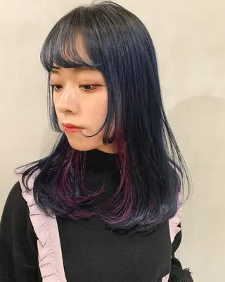 セミロング カラー 優作 〜圧倒的信頼〜のヘアスタイル