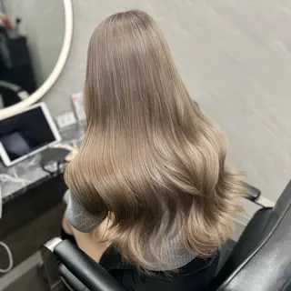 ロング カラー FRAME+spa&hair roomなんば駅前店所属・🌸MAYU🌸 ハイトーン➕レイヤーのヘアスタイル