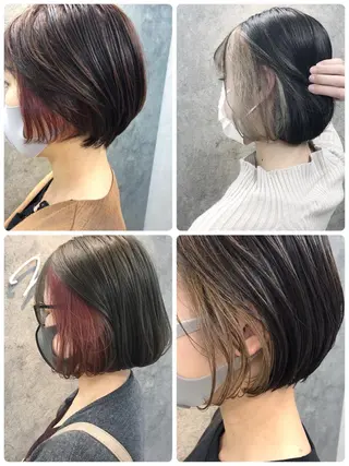 ショート 所渉/韓国レイヤー /ウルフカットのヘアスタイル