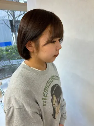 ショート Iris by artina 武蔵小杉店【イリス バイ アルティナ】所属・🎼レイヤー/顔周り カット/nene♬のヘアスタイル