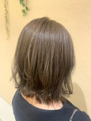 ミディアム シャドールーツ美容師 篠原康太のヘアスタイル