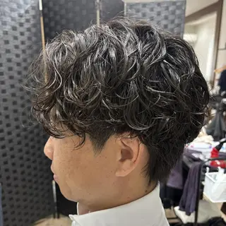 ショート パーマ メンズ 名駅Private Salon　Noaのヘアスタイル