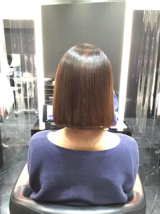 ミディアム カラー Annon プライベートサロンのヘアスタイル