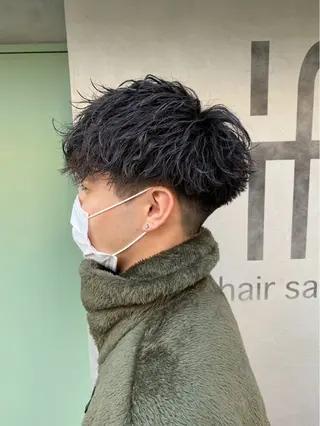 パーマ メンズ lmu byif(ﾘﾐｭｰﾊﾞｲｲﾌ)所属・MIYU /メンズパーマ✨💫のヘアスタイル