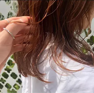 ミディアム カラー 吉田一輝 外国人パーマのヘアスタイル