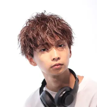 ショート カラー パーマ メンズ 🔥メンズ特化🔥 藍斗のヘアスタイル