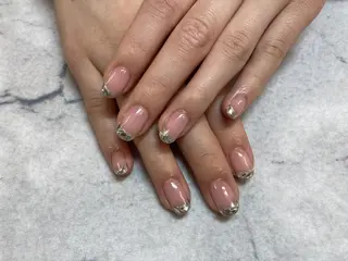 ネイル ネイルリボン 受付スタッフのネイルデザイン