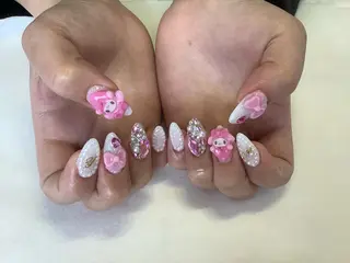 ネイル 💎🐰 saki. m 🐰💎のネイルデザイン
