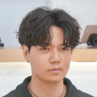 パーマ メンズ HIKARI メンズ満足度No.1のヘアスタイル