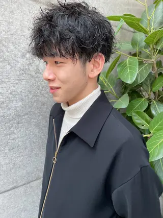 メンズ メンズ特化美容師 ハスイルイのヘアスタイル