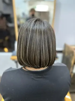 ミディアム 髪質改善ストレートo rメンズスタイル今岡のヘアスタイル