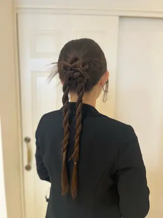 ヘアアレンジ 艶髪/レイヤーカット /メンズ/野口緑のヘアスタイル