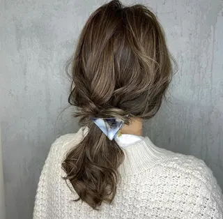ヘアアレンジ 峯 志帆のヘアスタイル