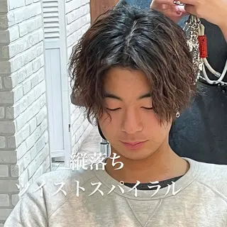 カラー パーマ メンズ ️️髪質改善✨ミニモ 学割/Hina💖のヘアスタイル