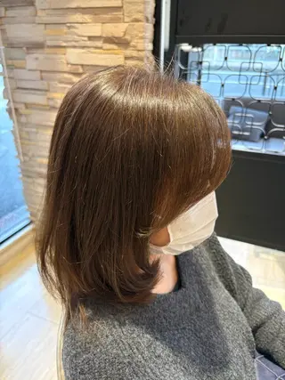 ミディアム 骨格肌色 似合わせ/YUKAのヘアスタイル