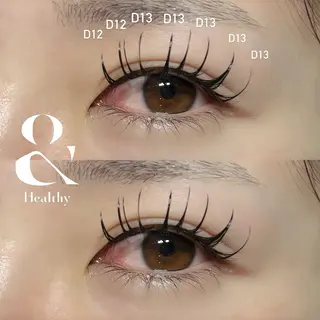 マツエク・マツパ Veil ayakaのマツエク・マツパデザイン