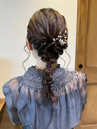 ヘアアレンジ ❁ヘアメ❁ YUMI ❁ゆみ❁横浜桜木町のヘアスタイル