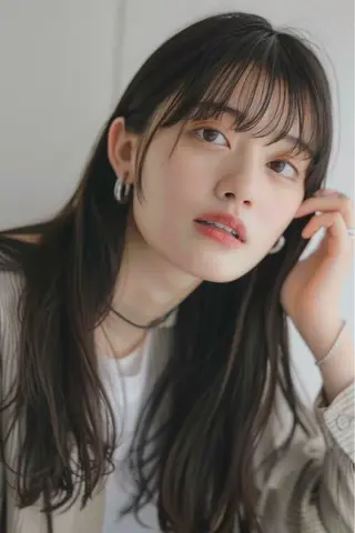 ロング カラー 最新ケアカラー 髪質改善YUTOのヘアスタイル