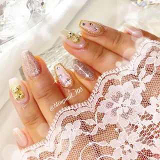 ネイル 23時まで❤︎韓国、 ワンホンネイルのネイルデザイン