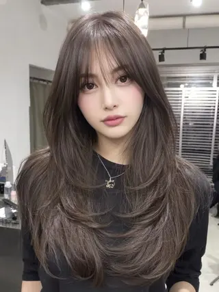 ロング レイヤー/垢抜け/ TAISHIのヘアスタイル