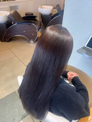 ロング カラー ベージュカラー⌇﻿ くびれヘア.𐙚心音のヘアスタイル