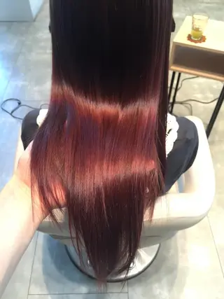 ミディアム セミロング ロング カラー Re:ta KANZOのヘアスタイル