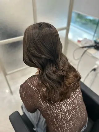 セミロング MAHO/透明感カラ ー/髪質改善🍒のヘアスタイル