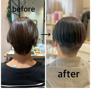 ショート ✨艶髪職人艶カラー✨ 中本輝人のヘアスタイル