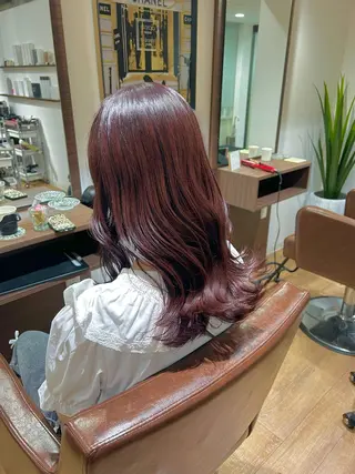 セミロング YUZA grow hair 【ユーザ グロウ ヘア】所属・縮毛矯正/似合わせ カット/伊藤はるかのヘアスタイル