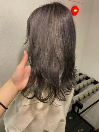 ミディアム 名駅/艶韓国風ヘア miyabiのヘアスタイル