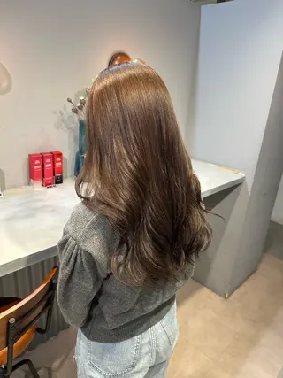 セミロング カラー 💖ハイライト/ハイ トーン💖MIKIのヘアスタイル