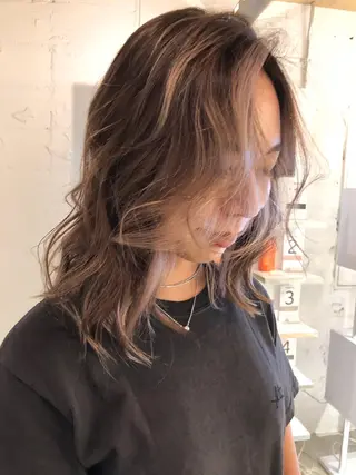 セミロング カラー welring hair salon所属・welring hair salonのヘアスタイル