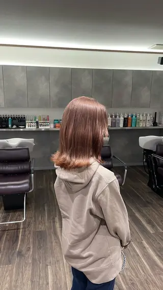 ミディアム レイヤーカット🎀 ブリーチ/なるのヘアスタイル