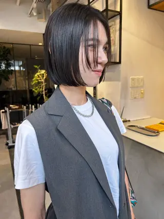 ショート 津葉井 麗奈のヘアスタイル