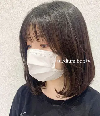 ミディアム 🦋　大塚 絢　🦋のヘアスタイル