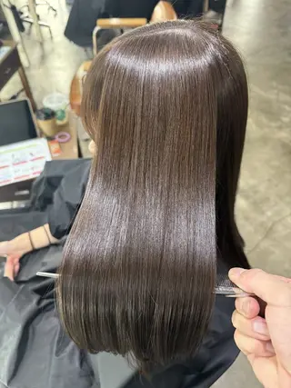 ロング 【💎ツヤ髪💎】 ダメージレスカラー✨のヘアスタイル