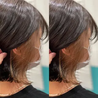 ミディアム カラー Snaly カラー特化ページのヘアスタイル