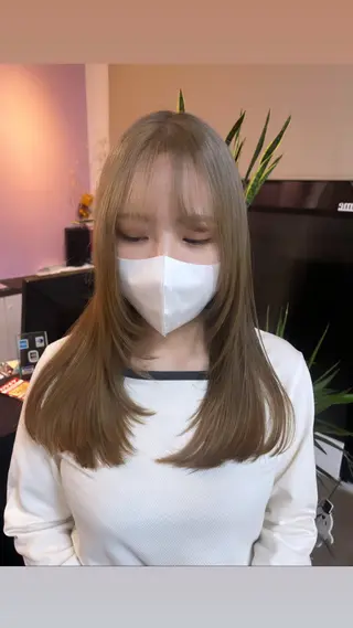 セミロング AVANCE.西田辺所属・木本晴香/髪質改善 ／新規再来No.1/のヘアスタイル