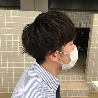 ショート パーマ メンズ 🔥メンズ特化🔥 木村 祐太のヘアスタイル